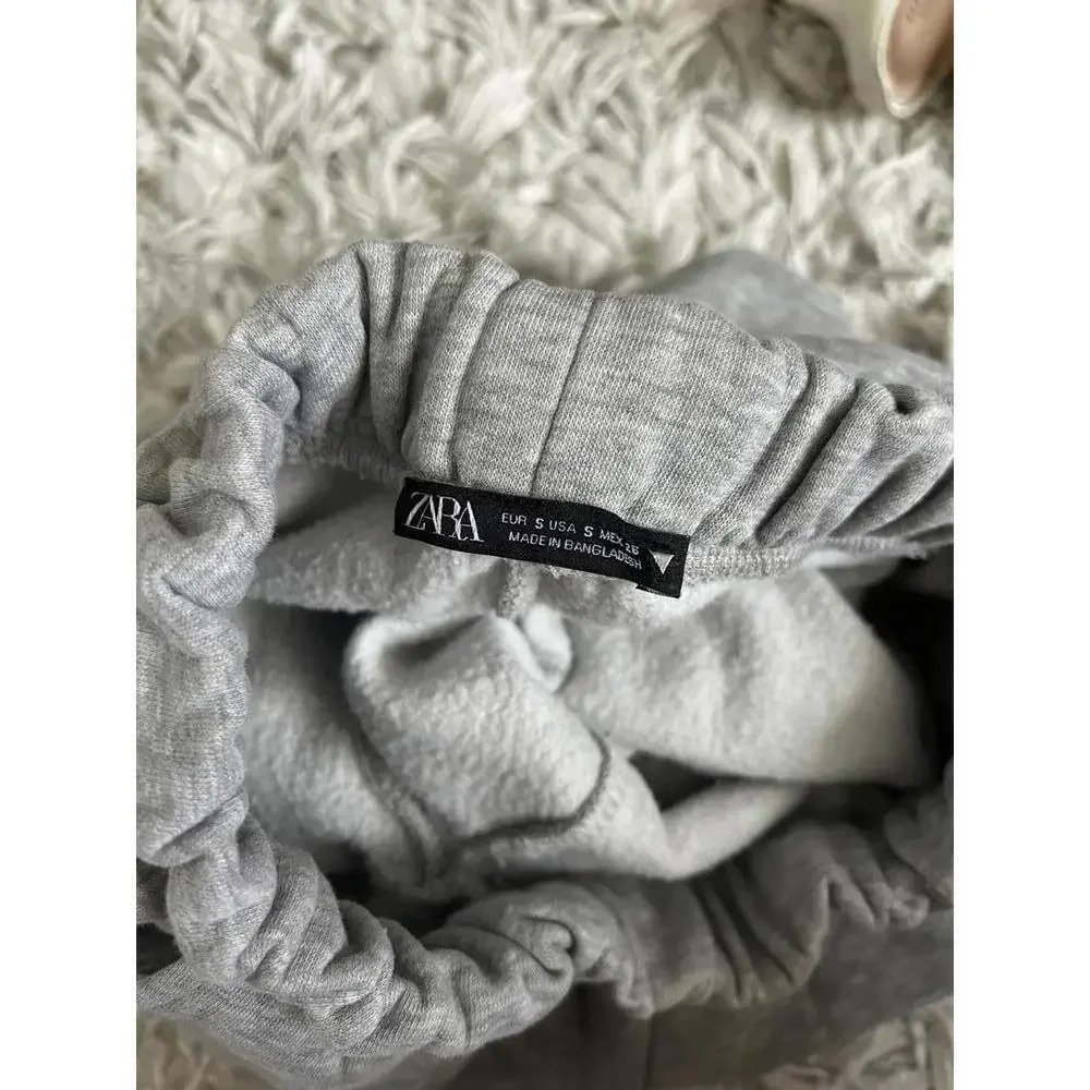 Zara Women's Grey Jogger Pants - Picture 5 of 5